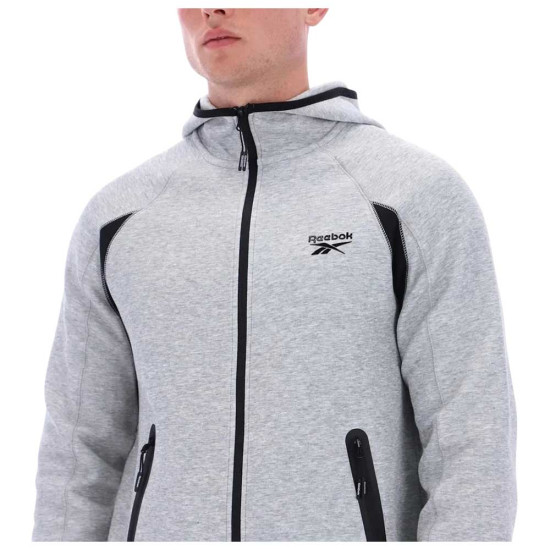 Reebok Ανδρική ζακέτα Dreamblend Spacer Full-Zip Hoodie